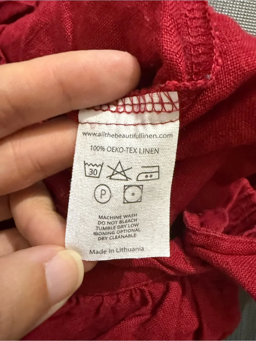 All the beautiful linen kids red suspenders short